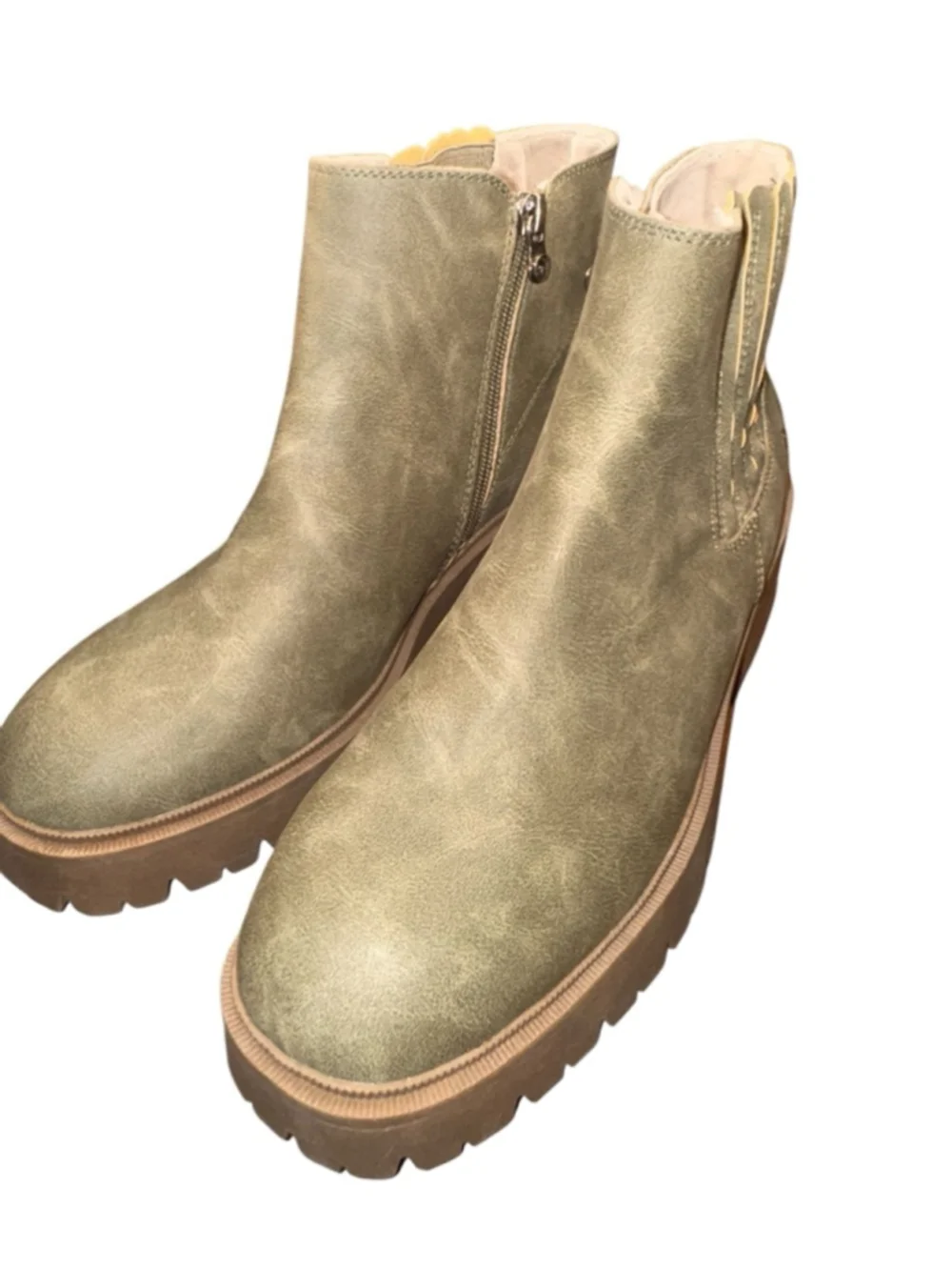 Women's Blowfish Malibu Moss Green Ankle Boots US 10